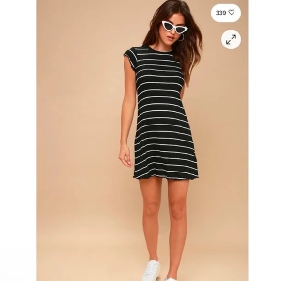 Billabong Dresses & Skirts - Billabong NWT Right Move Striped Mini Tee Dress